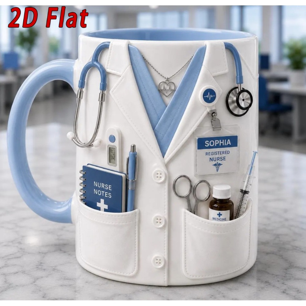 Custom Name Nurse Mug 11oz Cer - огляд і ціна Coffee Tea Name