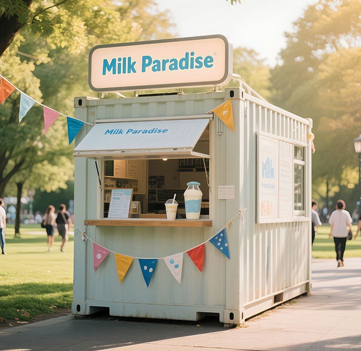 Prefab Container Coffee Shop M - огляд і ціна Coffee Tea With Milk