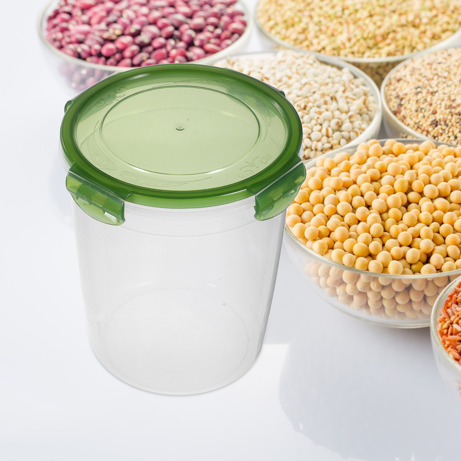 2Pcs Airtight Food Jar PP Plas - огляд і ціна Coffee Tea Sugar