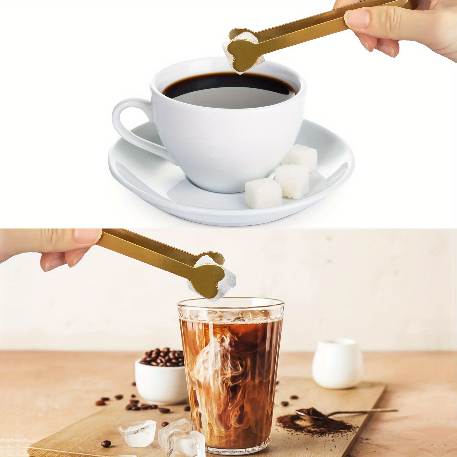 5pcs Stainless Steel Heart-Sha - огляд і ціна Coffee Tea Sugar