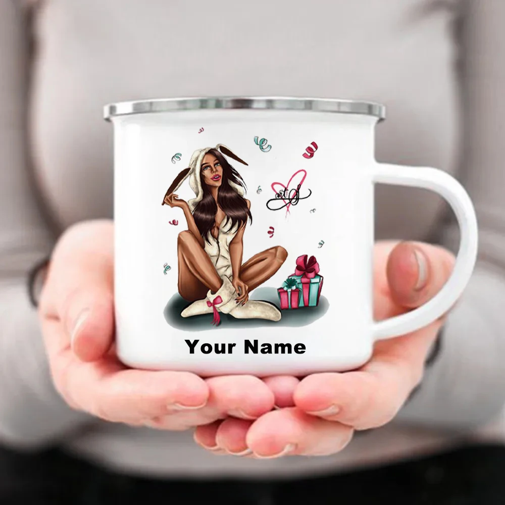 Custom Enamel Mug with Your Na - огляд і ціна Coffee Tea Name
