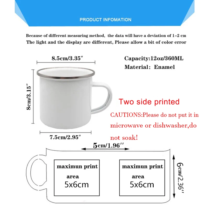 Custom Enamel Mug with Your Na - огляд і ціна Coffee Tea Name