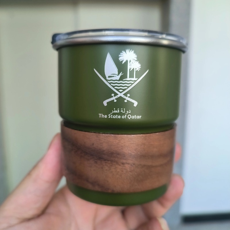 1 pcs The State of Qatar Logo  - огляд і ціна Coffee Tea Name