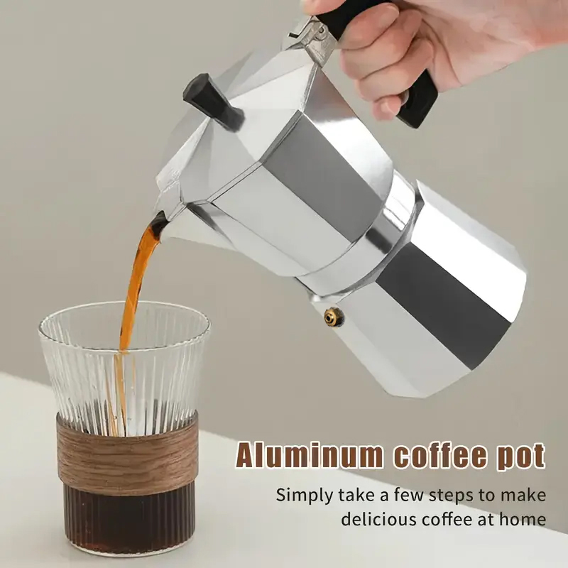 Classic Aluminum Moka Pot 50-3 - огляд і ціна Moka Pot Stove