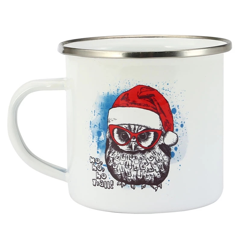 350ML Enamel Coffee Mug DIY LO - огляд і ціна Coffee Tea Name