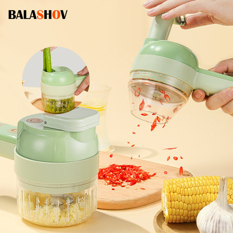 4In1 Electric Vegetable Cutter - огляд і ціна Burr Hand Grinder