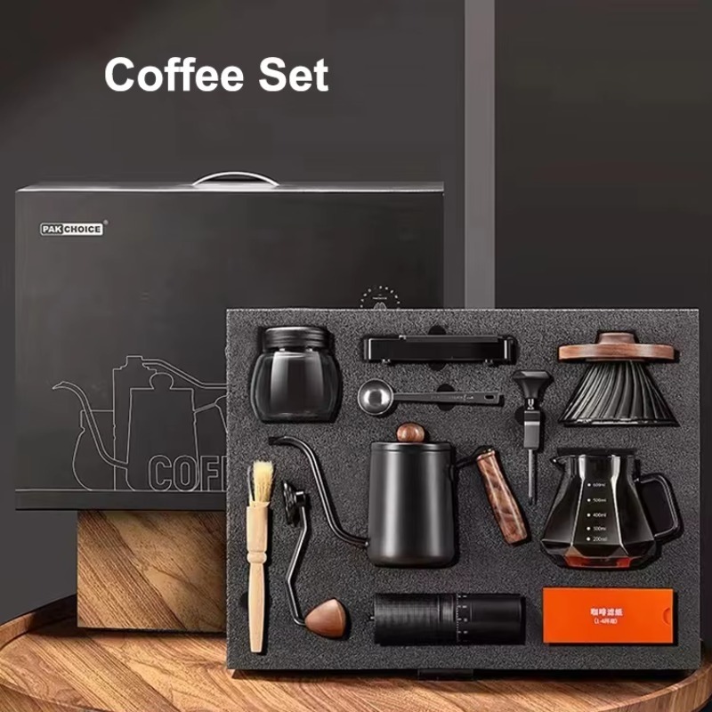 10pcs Travel Coffee Set Manual - огляд і ціна Coffee Tea And Sugar Set
