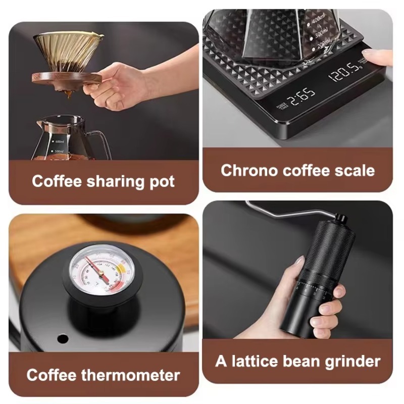 10pcs Travel Coffee Set Manual - огляд і ціна Coffee Tea And Sugar Set