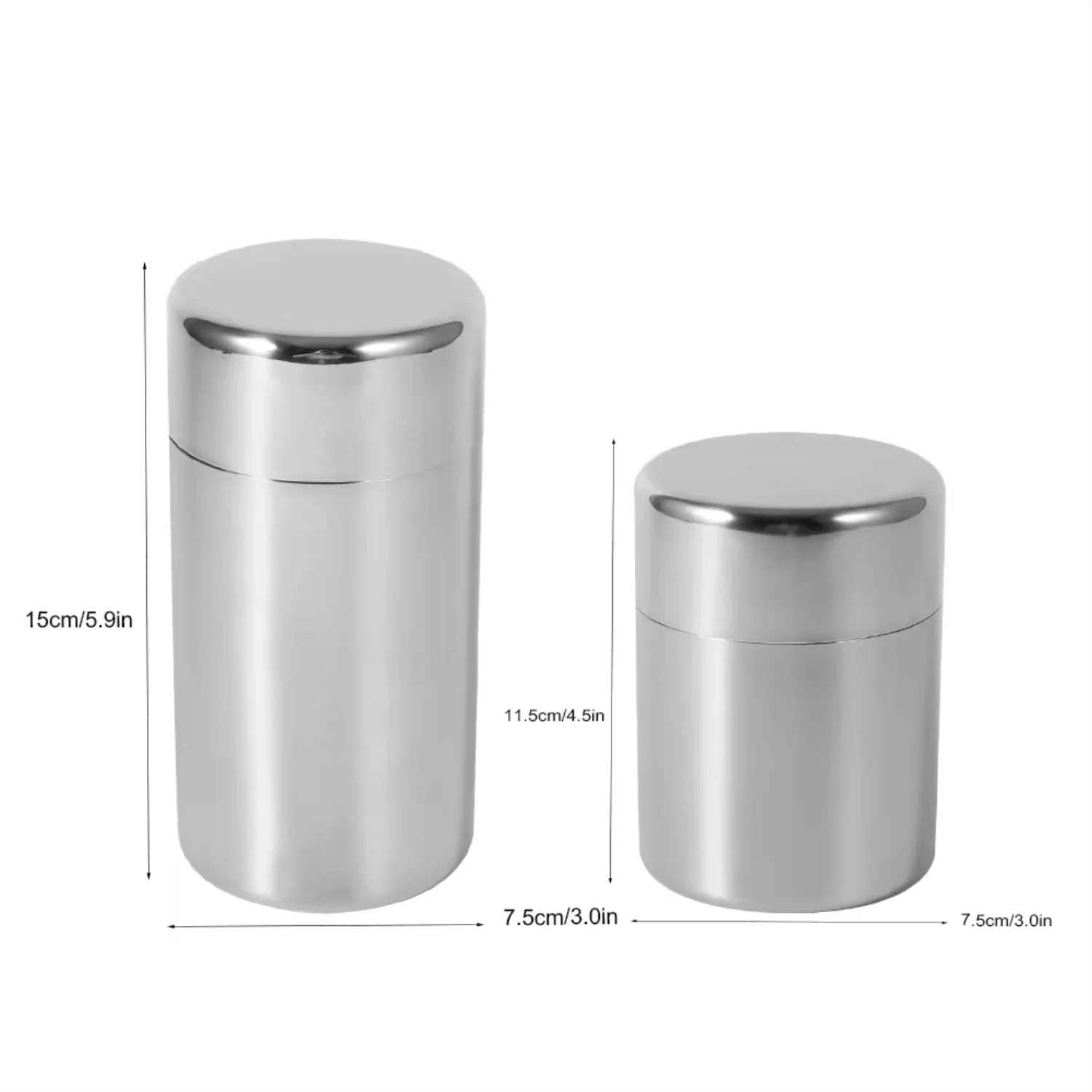 Stainless Steel Tea Leaf Tins  - огляд і ціна Coffee Tea Sugar