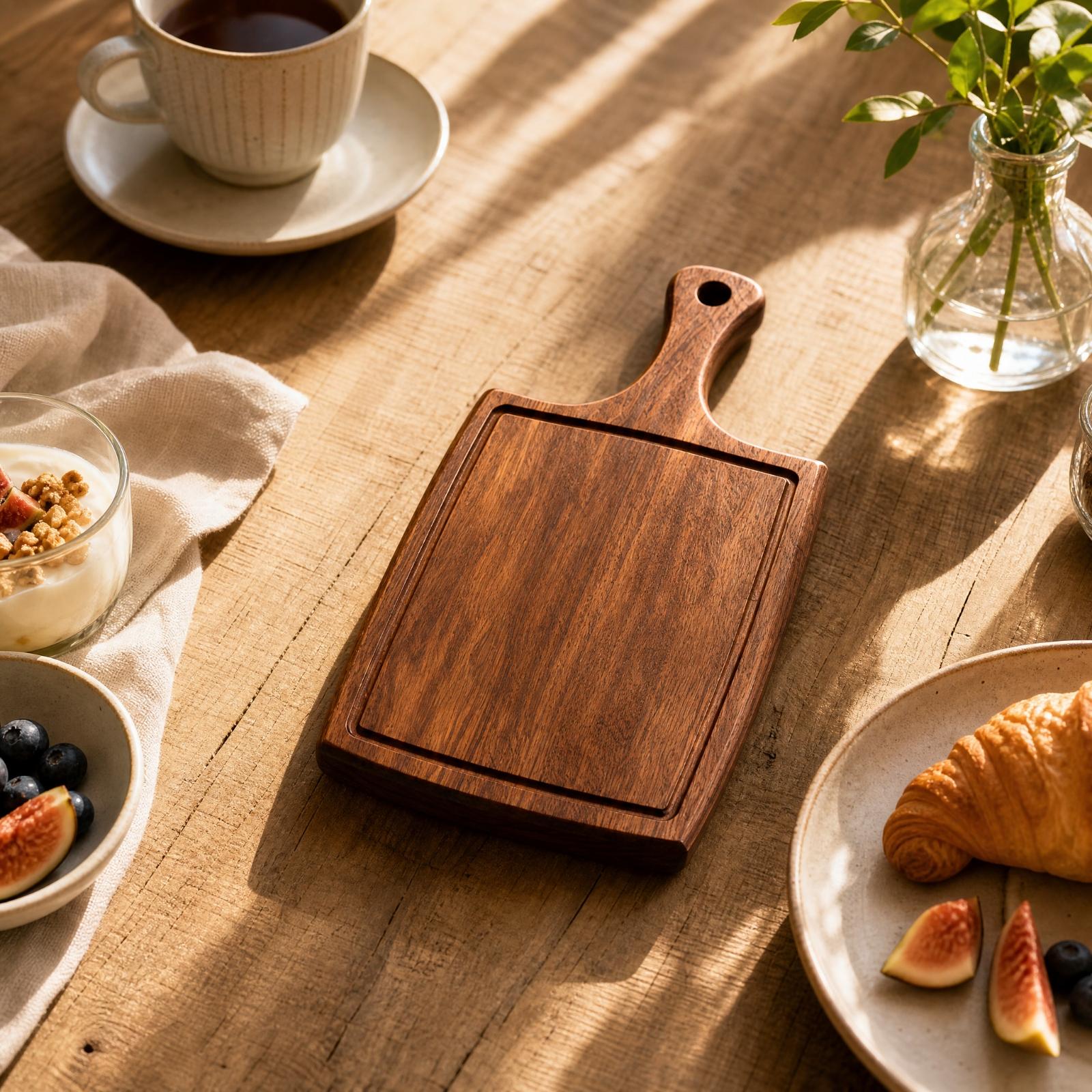 Wood Serving Tray with Hanging - огляд і ціна Coffee Tea & Espresso Appliances