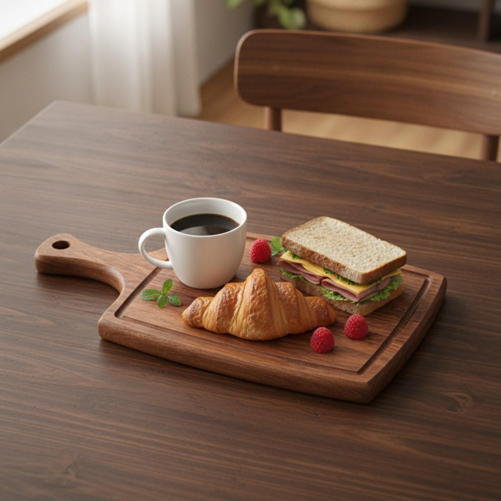Wood Serving Tray with Hanging - огляд і ціна Coffee Tea & Espresso Appliances